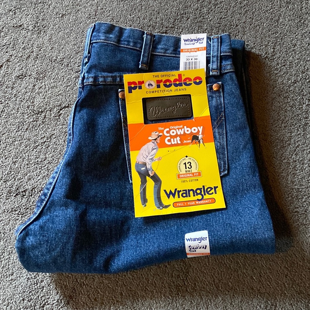 Wrangler jeans “original cowboy cut”